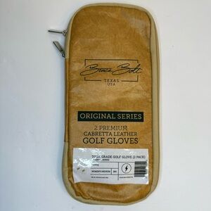 Bruce Bolt Original Series Golf Gloves Women’s Medium White 2-Pack NWT